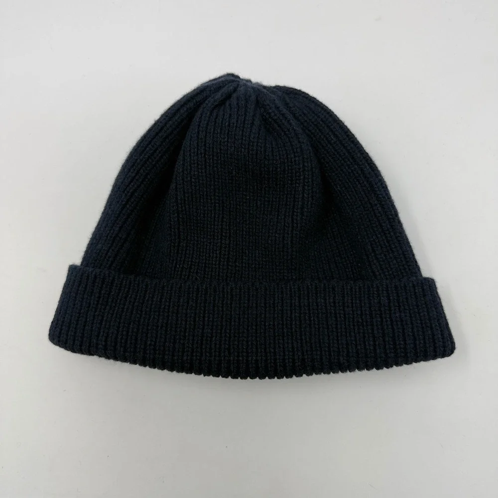 The North‎ Face Unisex Ribbed Beanie Navy Blue California Heritage Patch OSFM